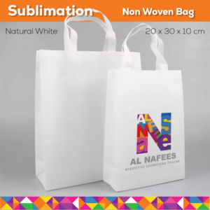 Custom Carry Fabric Reusable Non Woven Bag 20 x 30 x 10 cm